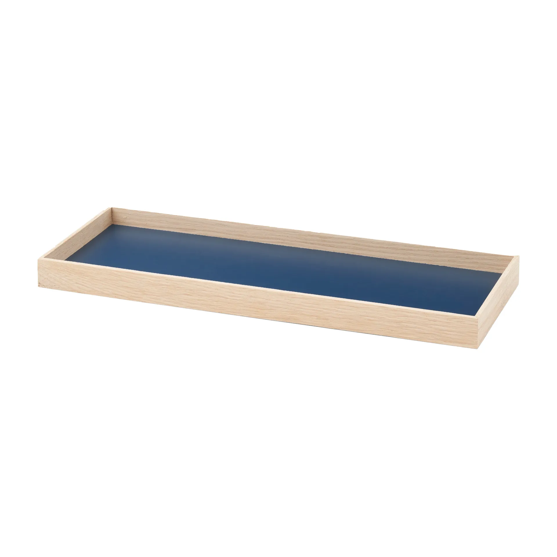 Frame Tablett small 11x32,4cm, Eiche-blau Gejst