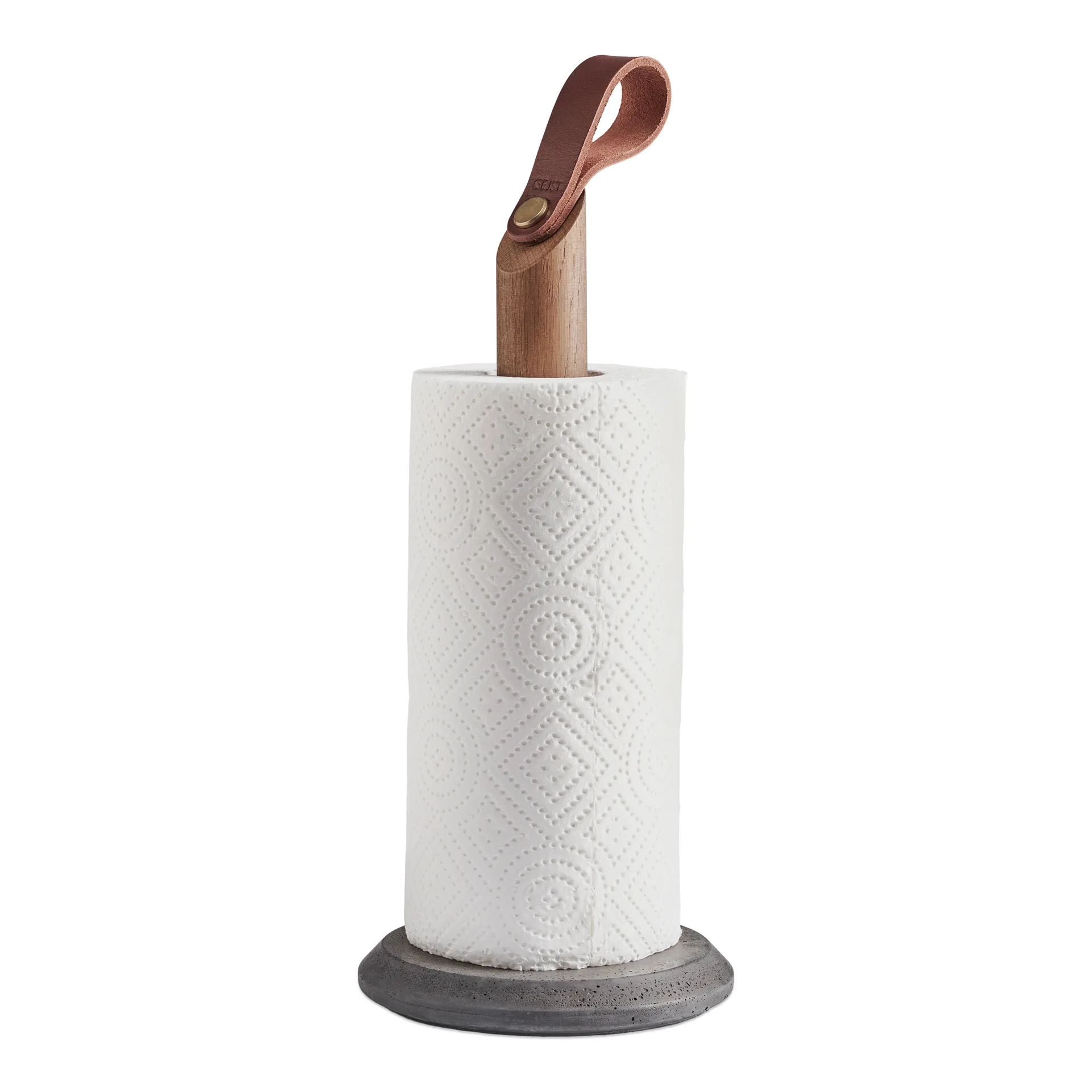 Grab Küchenrollenhalter, Eiche geraucht Gejst