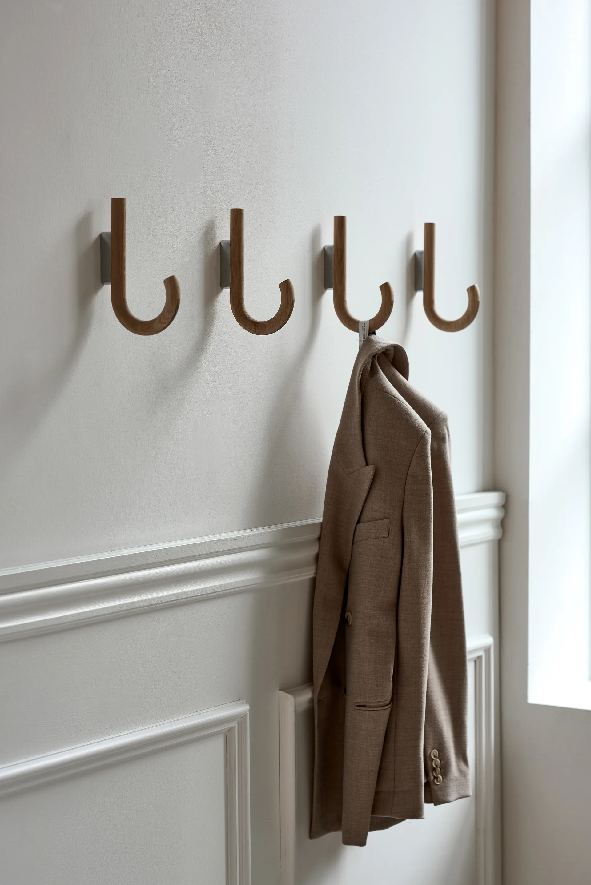 Hook Haken 19cm, Eiche-Chrom Gejst