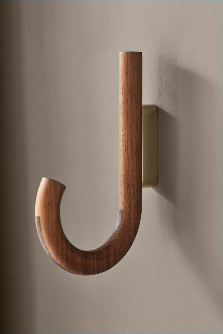 Hook Haken 19cm, Walnuss-Messing Gejst