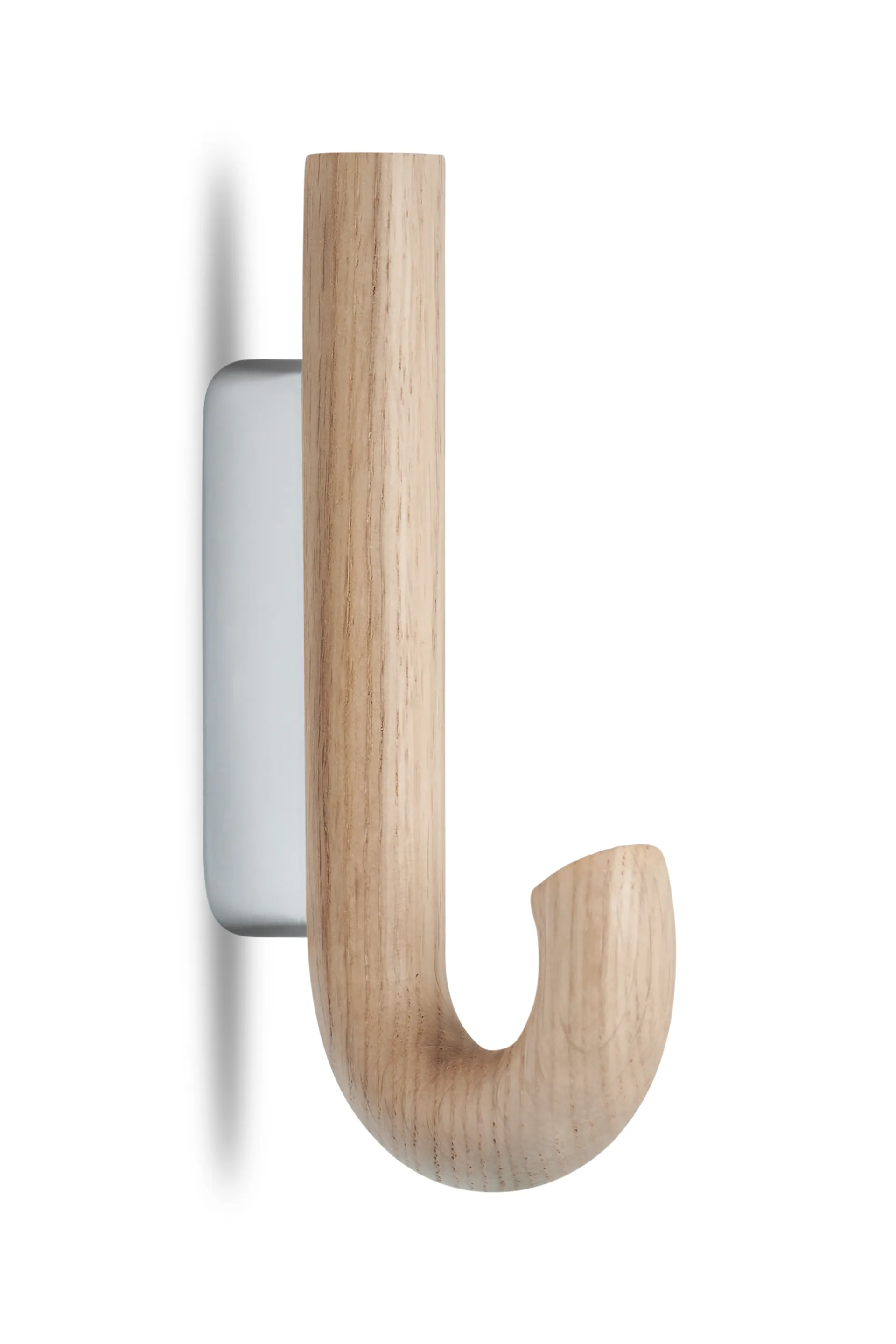 Hook Haken mini 13.3cm, Eiche-Chrom Gejst