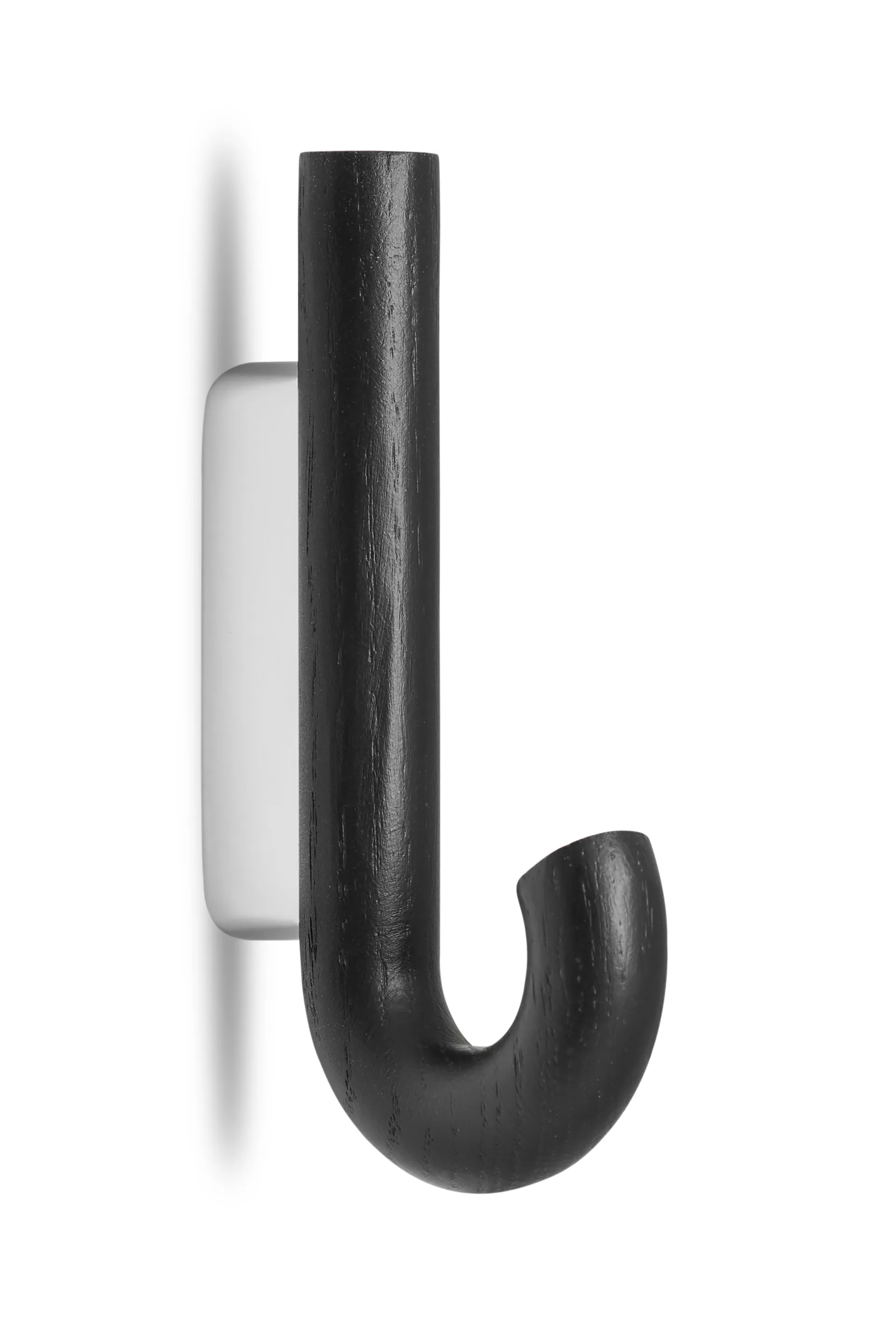 Hook Haken mini 13.3cm, Schwarze Eiche-Chrom Gejst