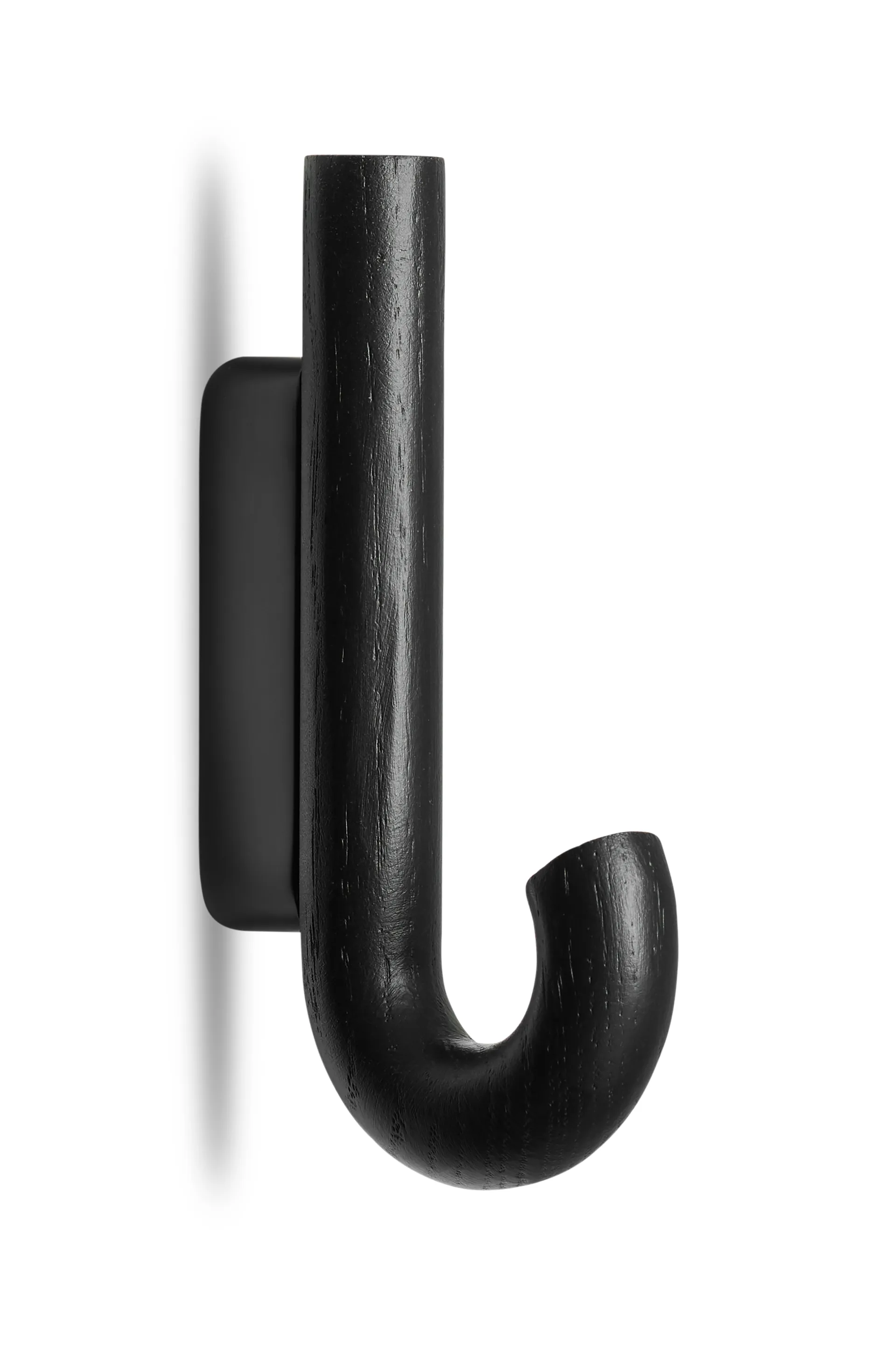 Hook Haken mini 13.3cm, Schwarze Eiche-Schwarz Gejst