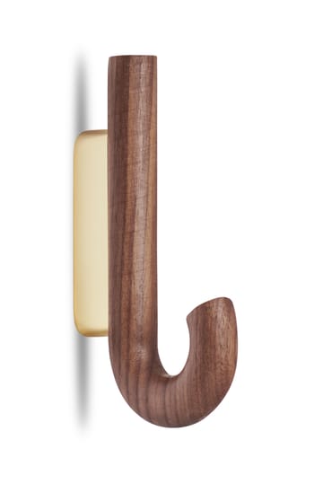 Hook Haken mini 13.3cm - Walnuss-Messing - Gejst