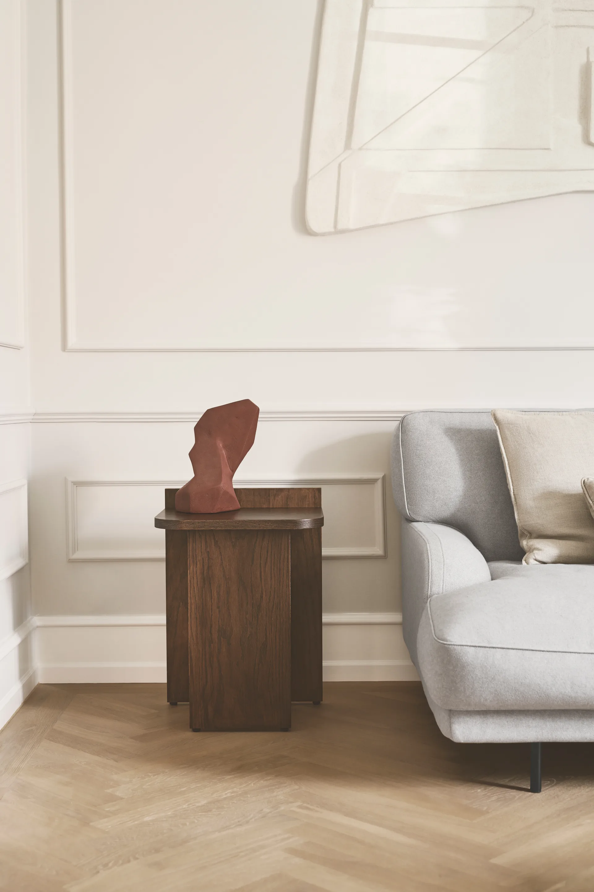 Ismo Beistelltisch, Dunkle Eiche Gejst