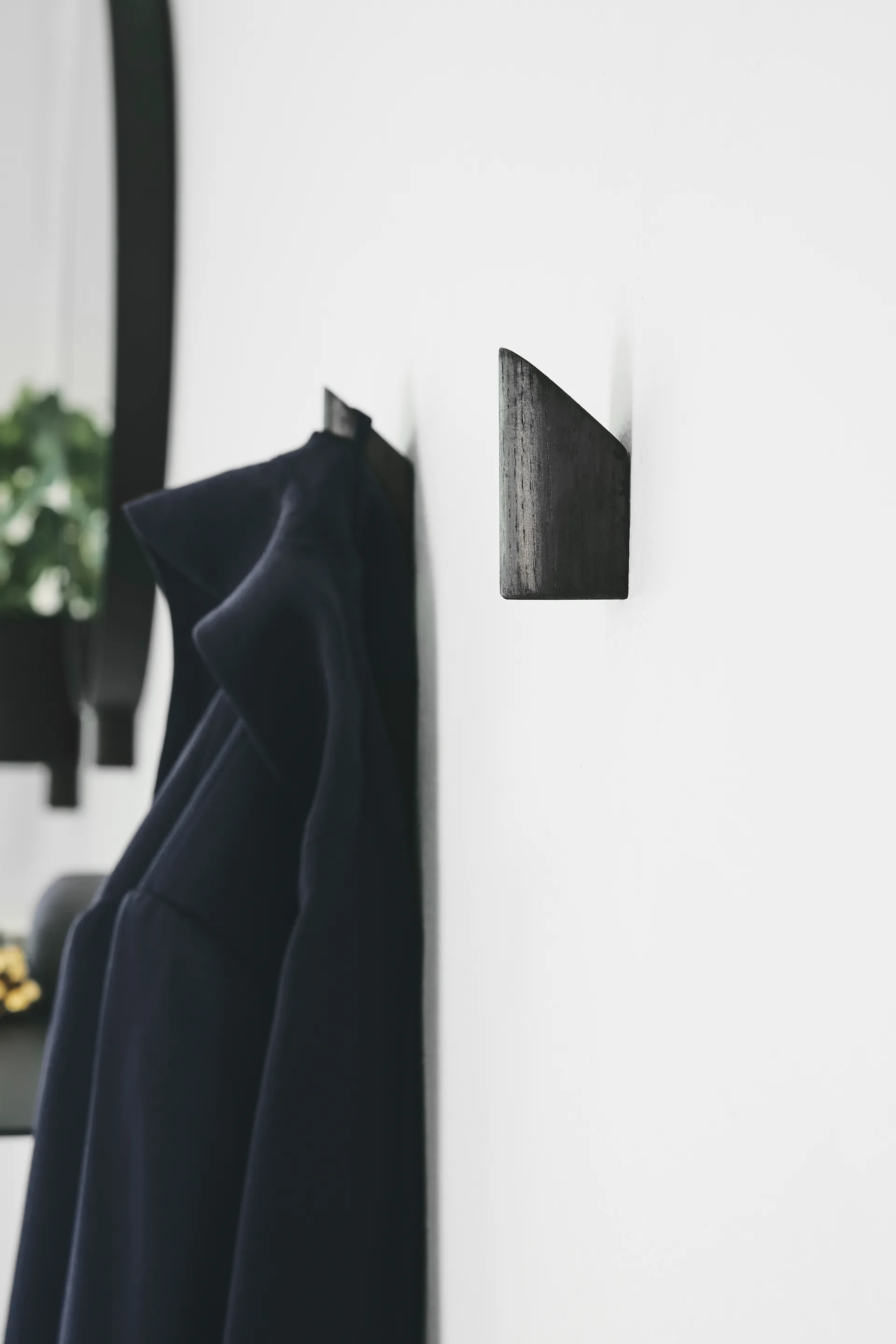 Kollage hook Haken 2er Pack, Schwarz-Eiche Gejst
