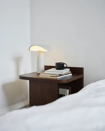 Lium tragbare Tischleuchte 22,5 cm - Warm grey - Gejst