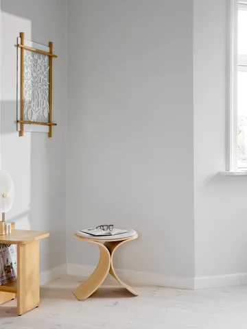 Luno Hocker 48x28x72 cm - Eiche-beige Textil - Gejst