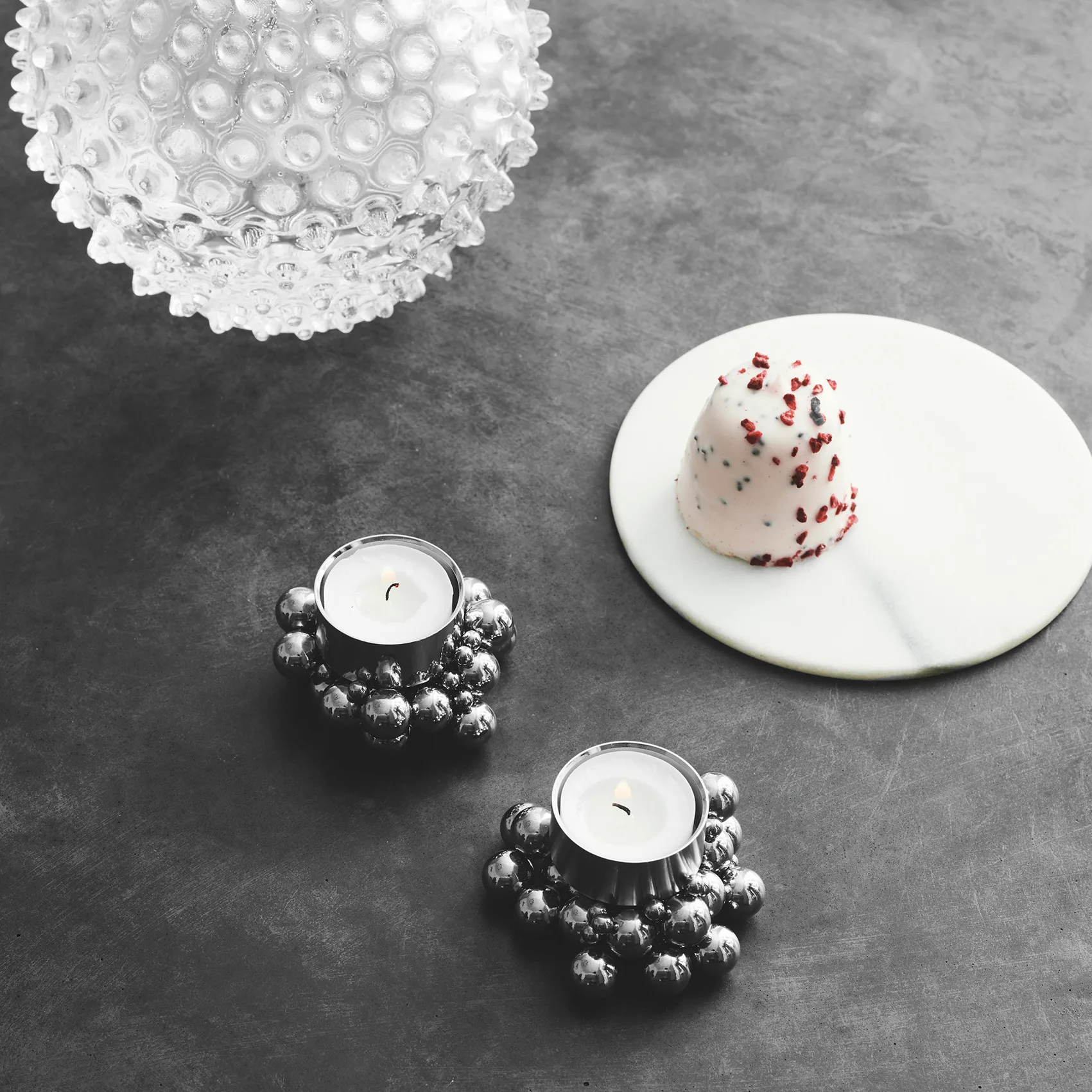 Molekyl Windlicht, Chrom Gejst