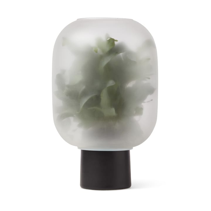 Nebl Blumentopf mit Milchglas groß Ø25cm - Schwarz - Gejst