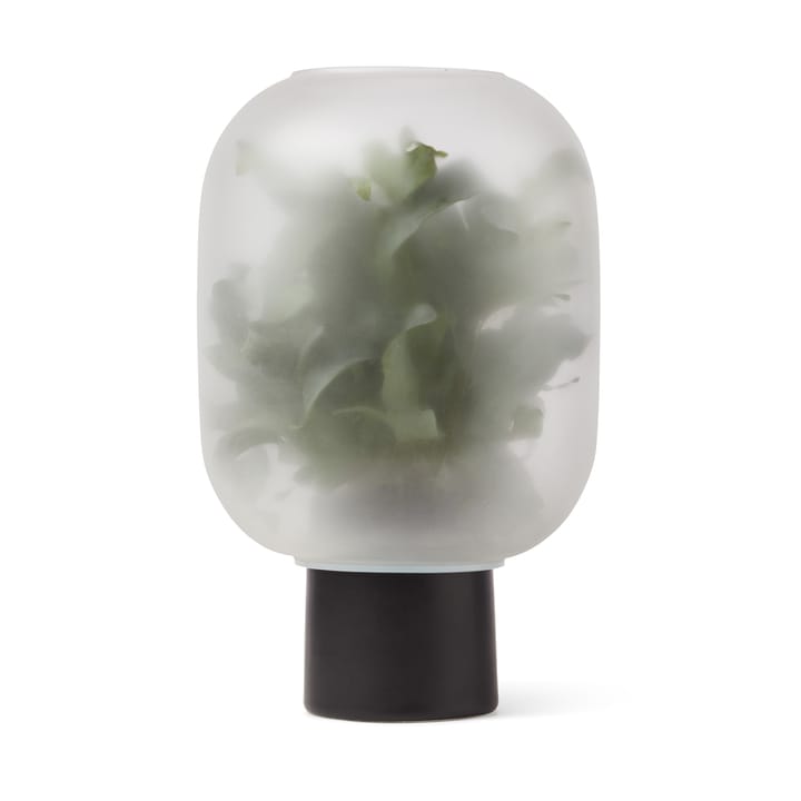 Nebl Blumentopf mit Milchglas groß Ø25cm, Schwarz Gejst