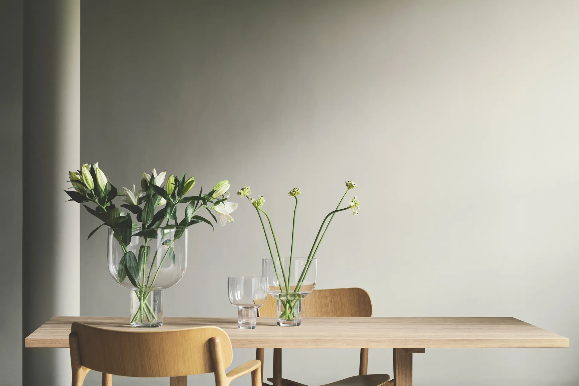 Nebl Vase large, Clear Gejst