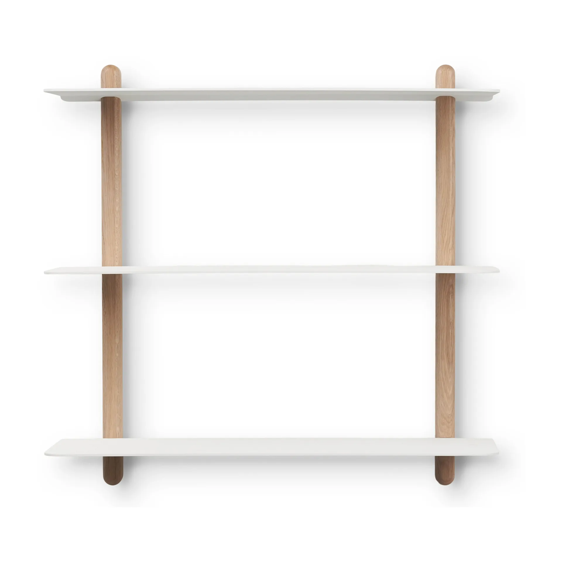 Nivo Regal A large, Helle Eiche-Weiß Gejst