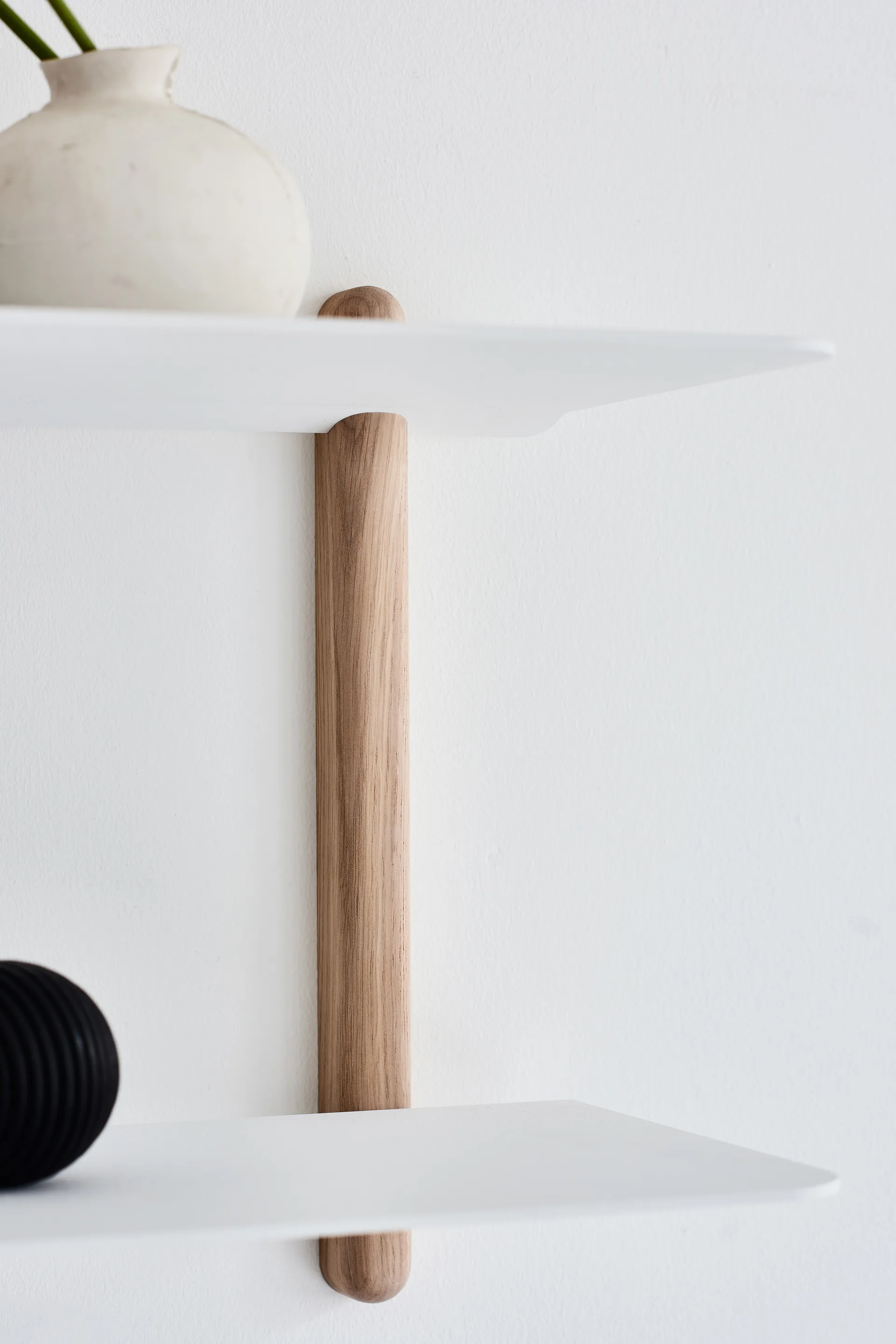 Nivo Regal F large, Helle Eiche-Weiß Gejst