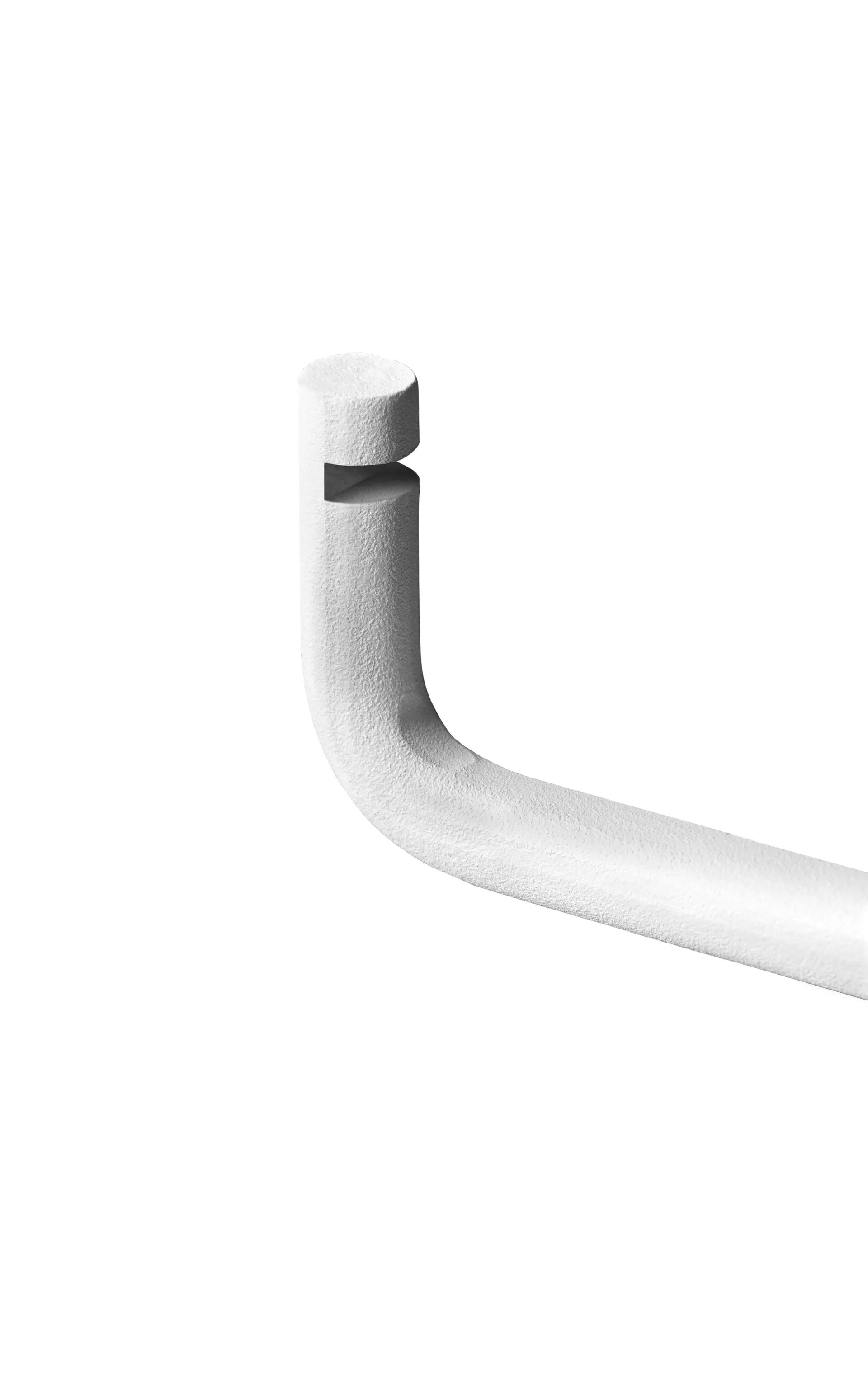 Nivo Stange für Regal, Weiß Gejst