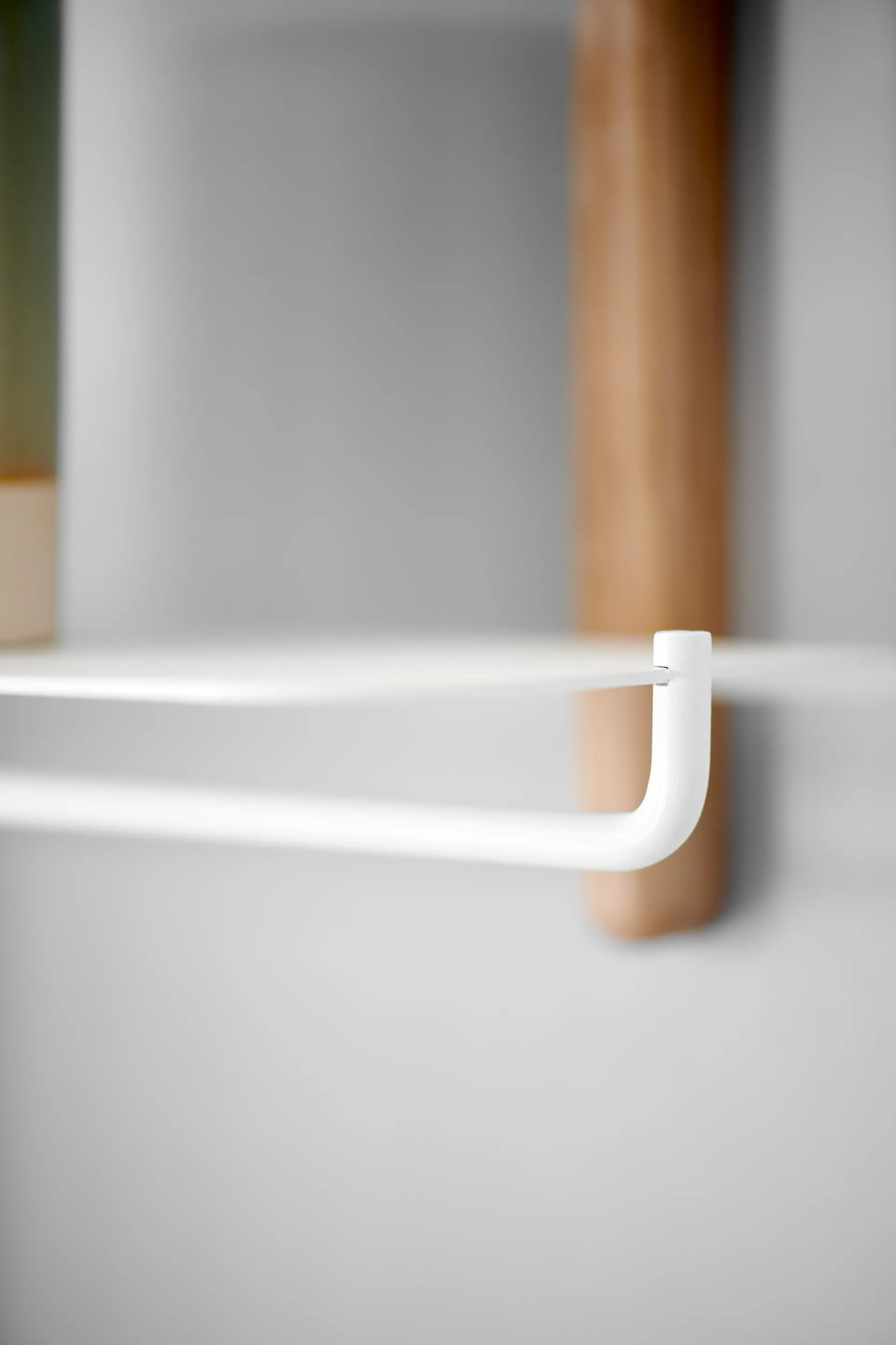 Nivo Stange für Regal, Weiß Gejst