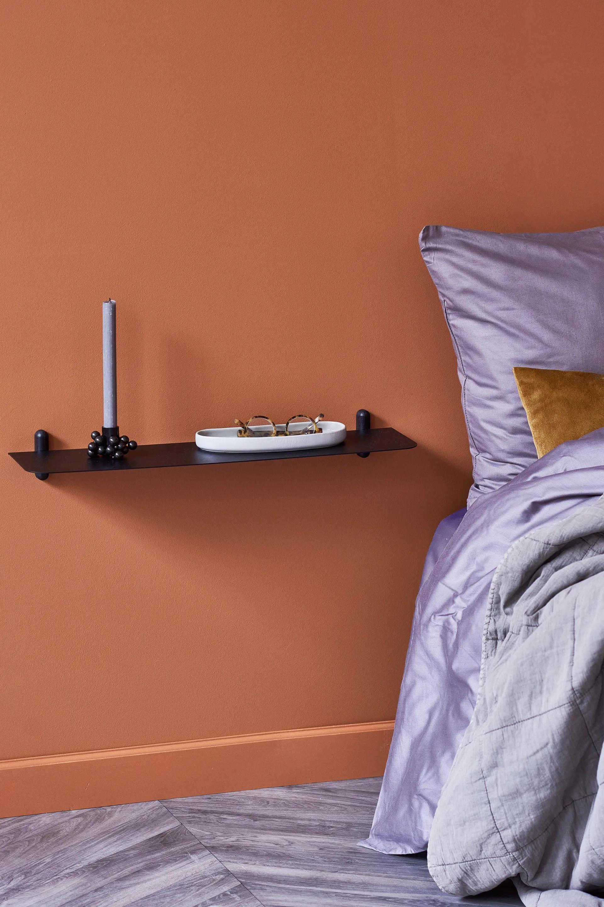 Nivo Wandregal G, Schwarz gebeizte Esche-schwarz Gejst