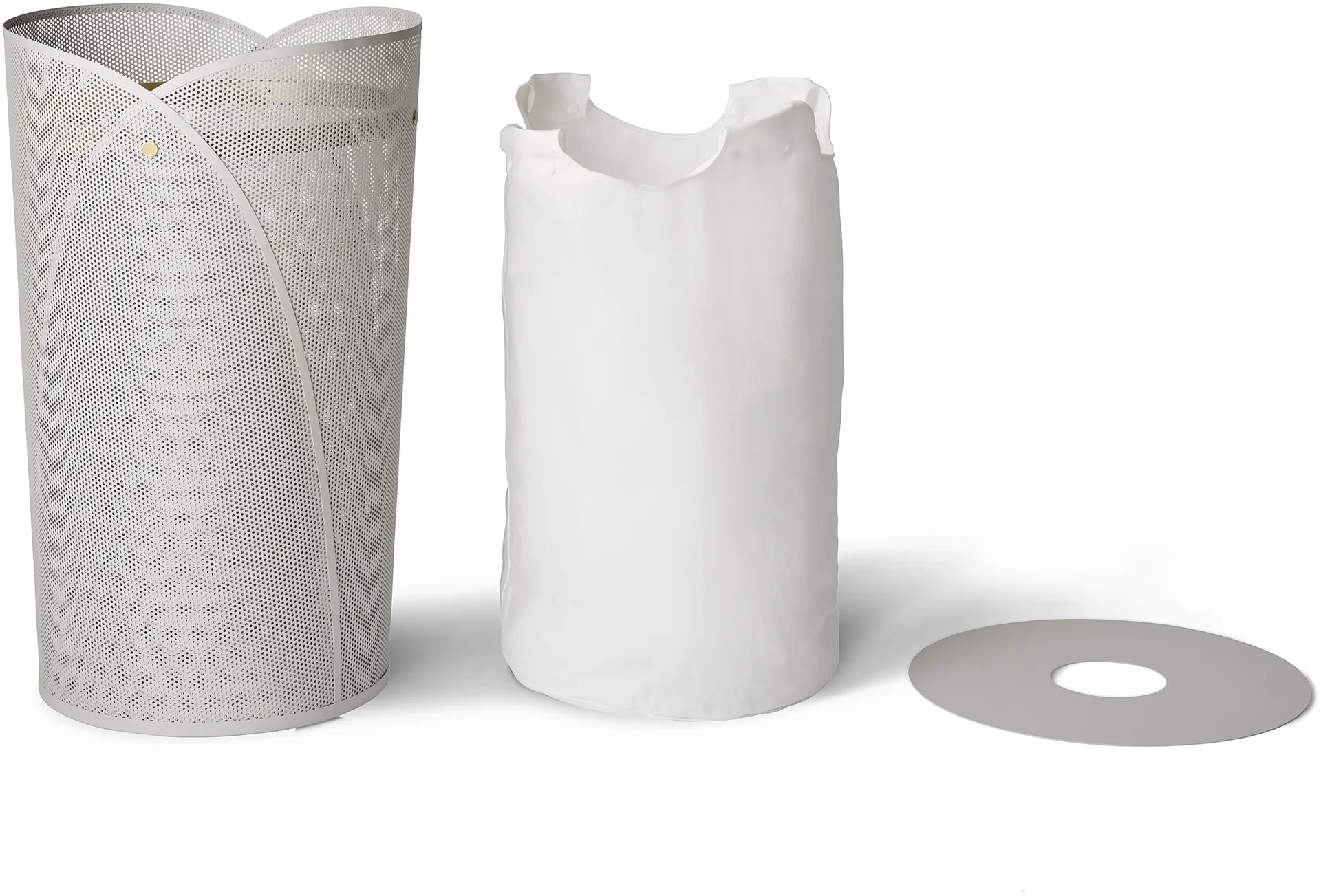 Oya Wäschekorb 75 L, Warm grey Gejst