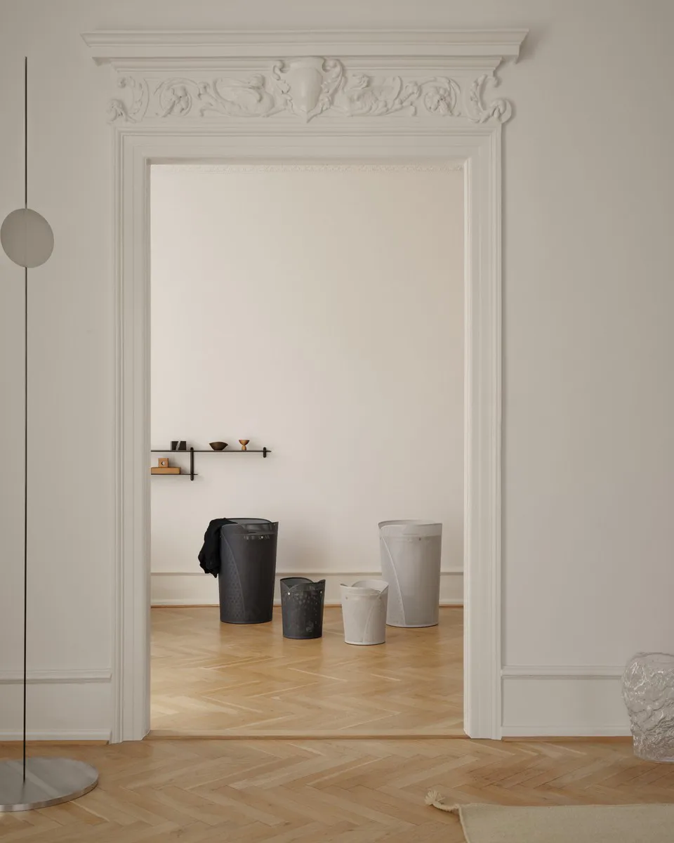 Oya Wäschekorb 75 L, Warm grey Gejst