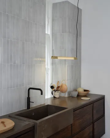 Radent Pendelleuchte short 70 cm - Messing - Gejst