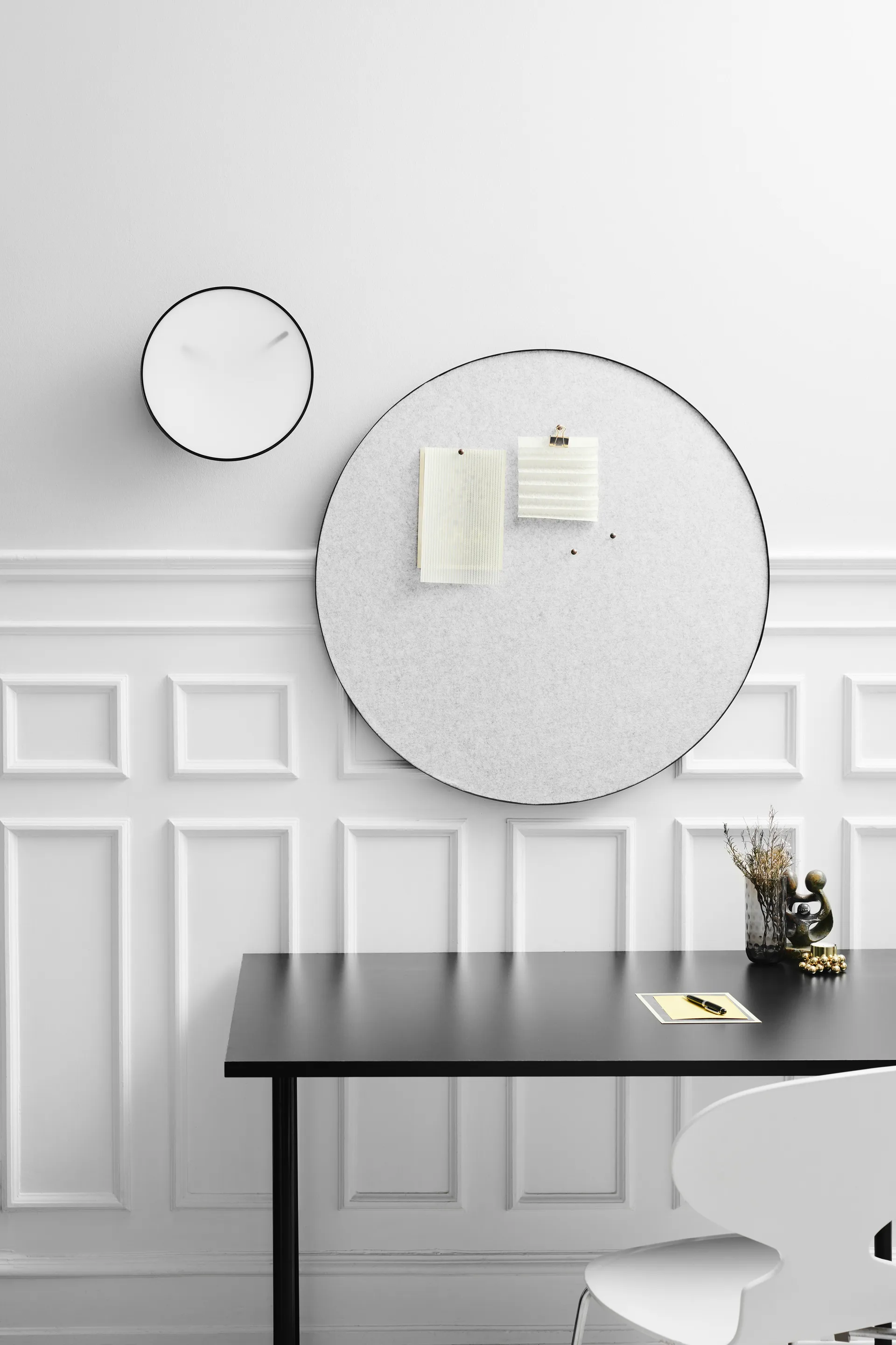 Retell pinboard Pinnwand Ø80cm, Hellgrau Gejst