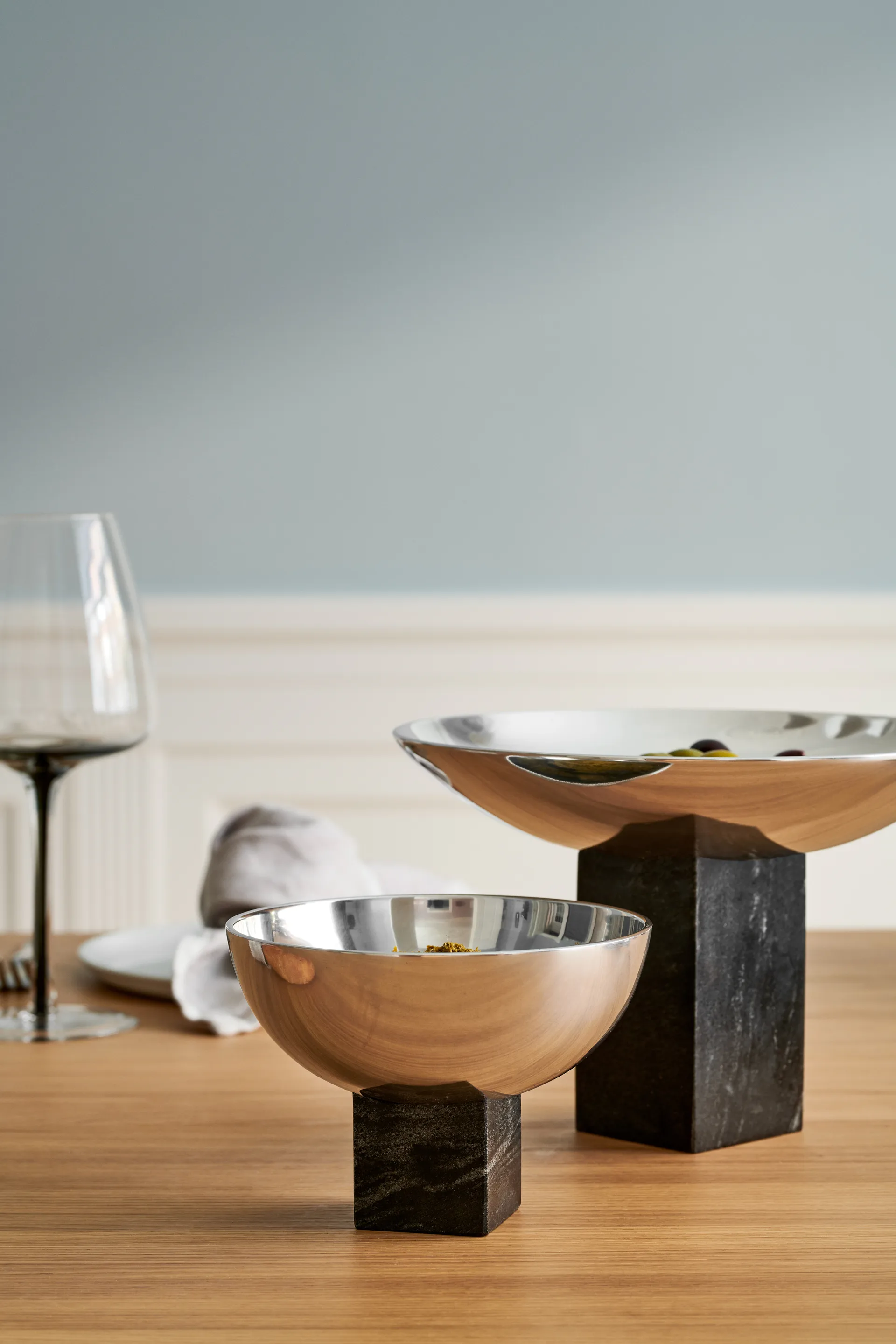 Sapoto Schale small Ø14cm, Silver Gejst