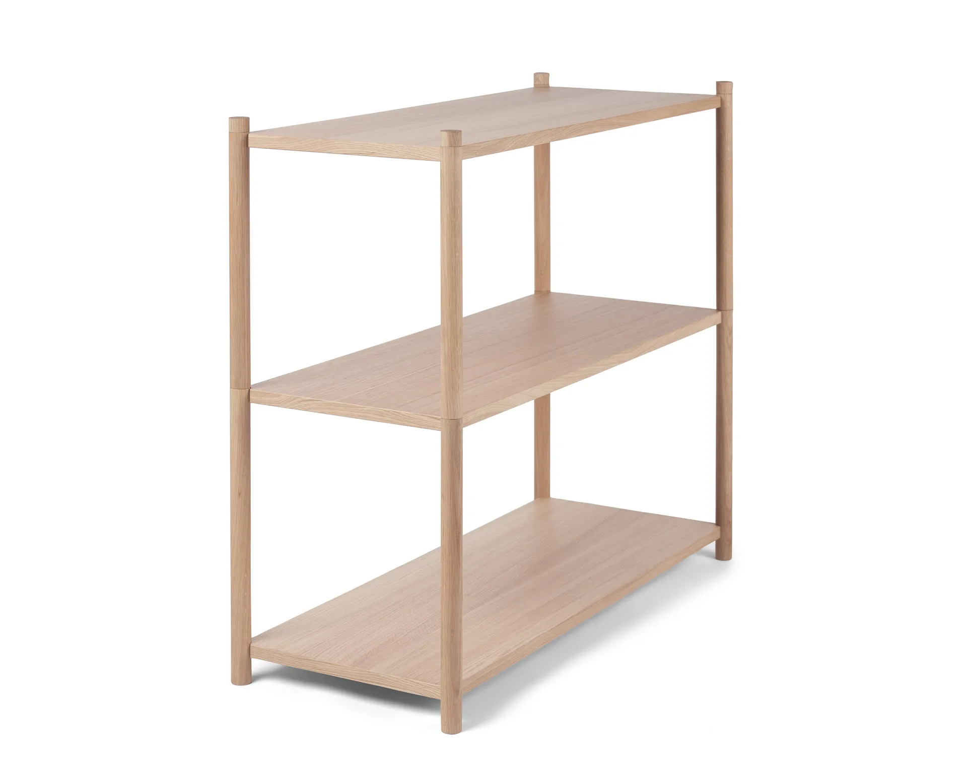 Sceene bookcase A, Helle Eiche Gejst