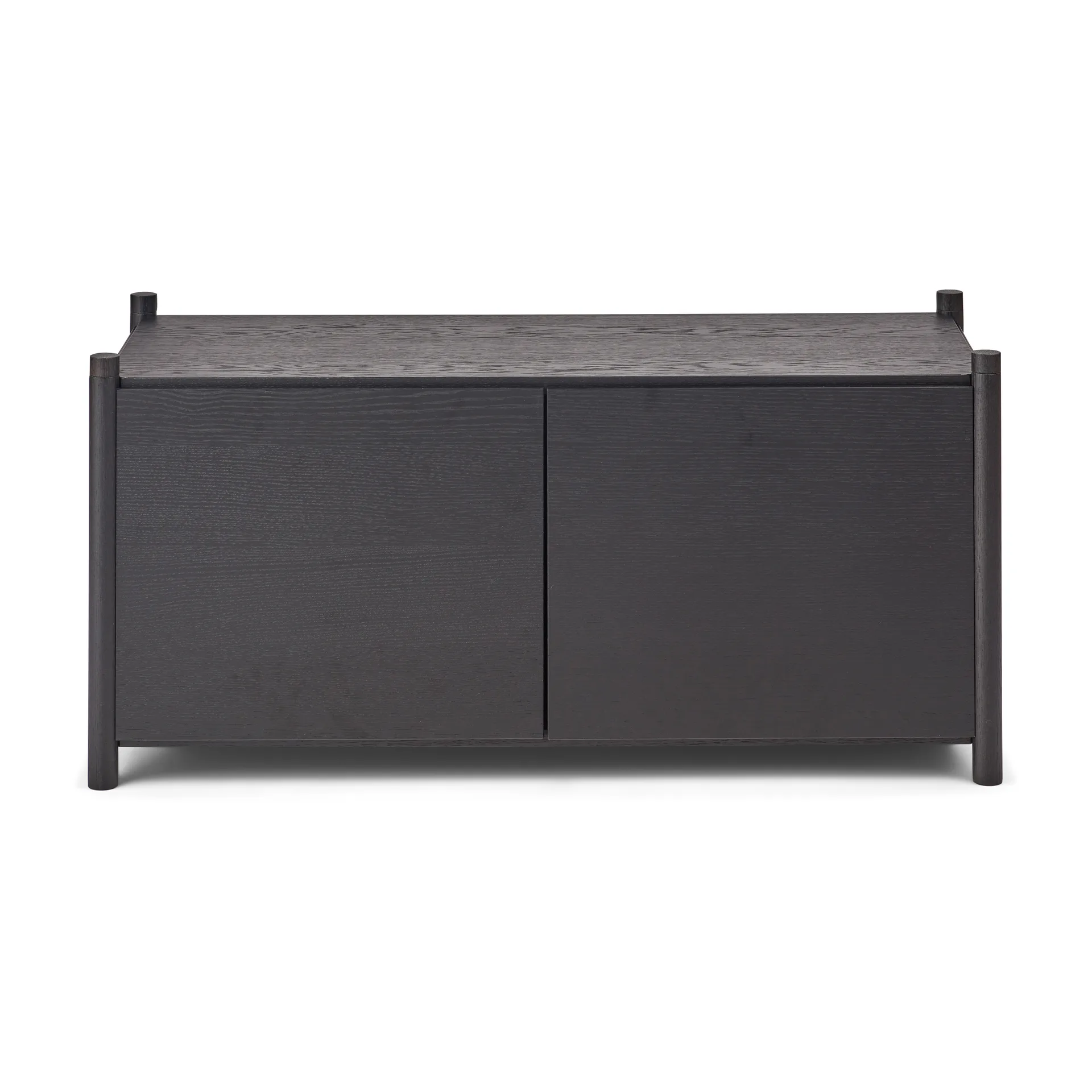 Sceene bookcase G, Schwarz gebeizte Eiche Gejst