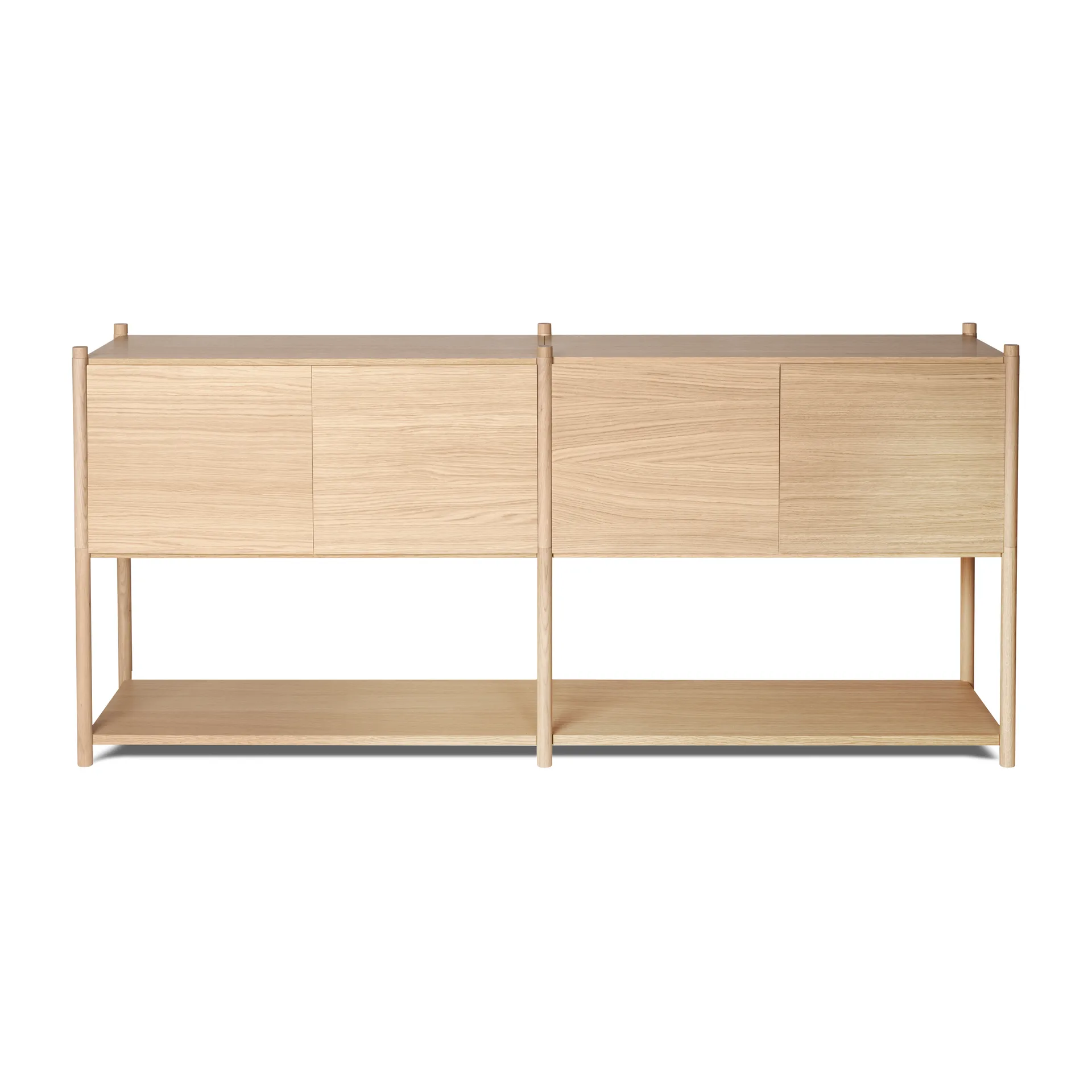 Sceene bookcase H, Helle Eiche Gejst