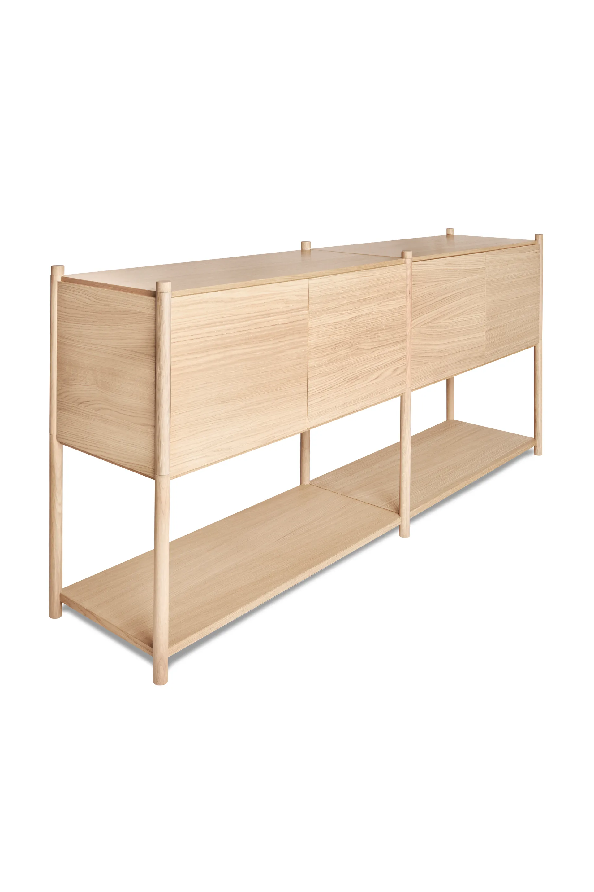 Sceene bookcase H, Helle Eiche Gejst