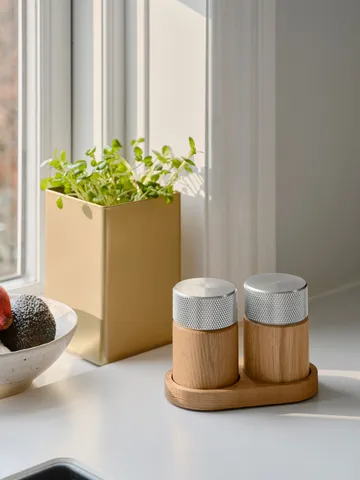 Sina Salz- und Pfeffermühle 6 cm - Eiche-Stahl - Gejst