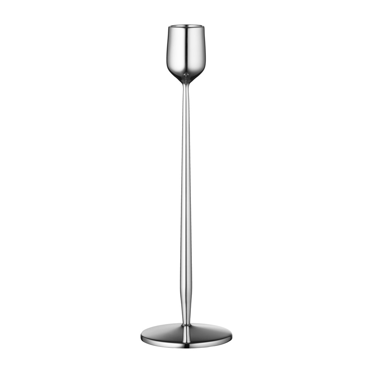 Gense Dorotea Kerzenhalter 23,5cm Stahl glänzend