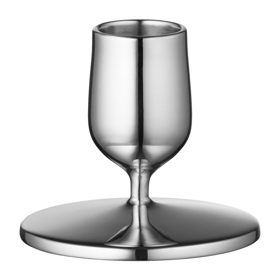 Gense Dorotea Kerzenhalter 5,5cm Stahl glänzend