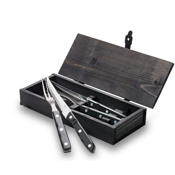 Old Farmer Grillbesteck schwarz - 4er Set - Gense