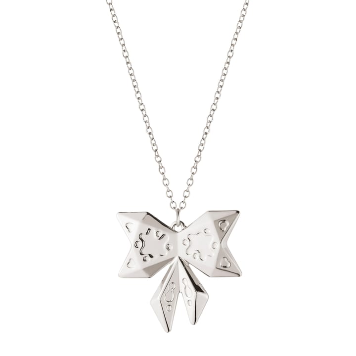 2022 Bow Weihnachtsanhänger mit Kette, Palladiniert Georg Jensen