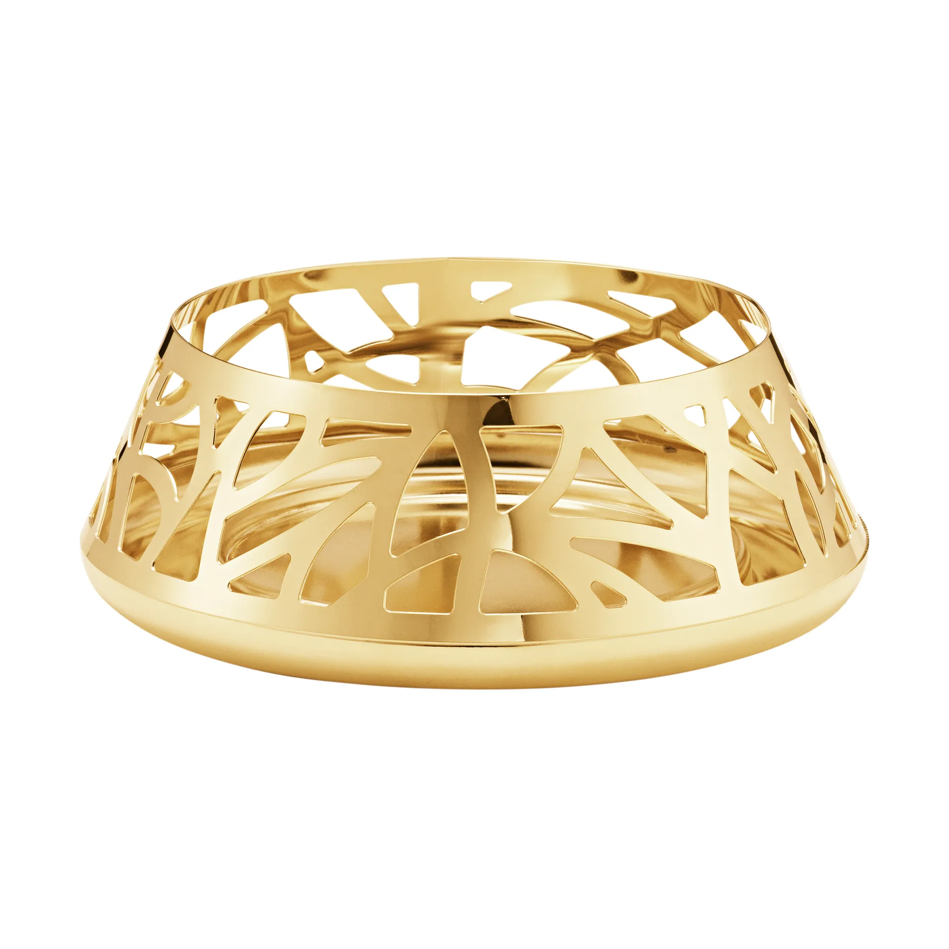 2023 Block-Kerzenhalter, Vergoldet Georg Jensen