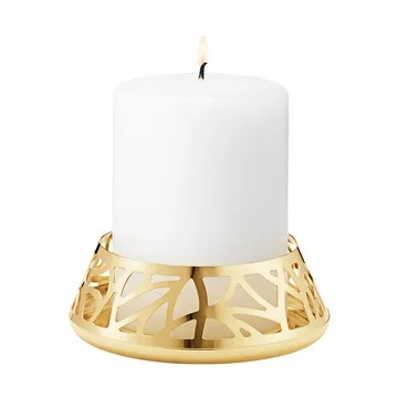 2023 Block-Kerzenhalter - Vergoldet - Georg Jensen