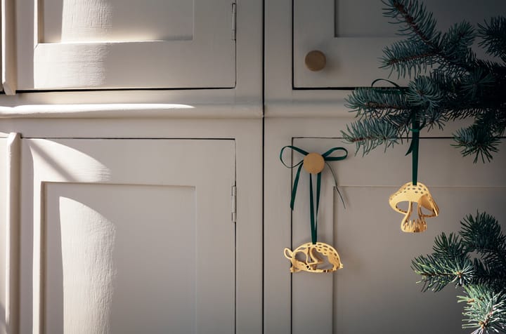2023 Weihnachtsanhänger Reh, Vergoldet Georg Jensen