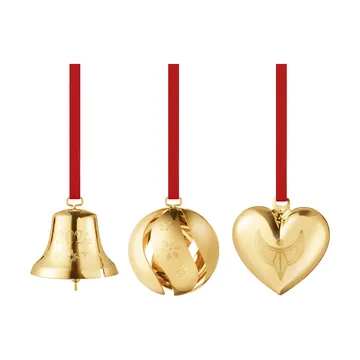 2024 Geschenkset 3 Teile - Vergoldet - Georg Jensen