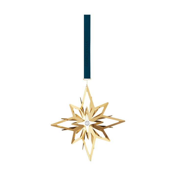 2024 Weihnachtsanhänger Stern, Vergoldet Georg Jensen