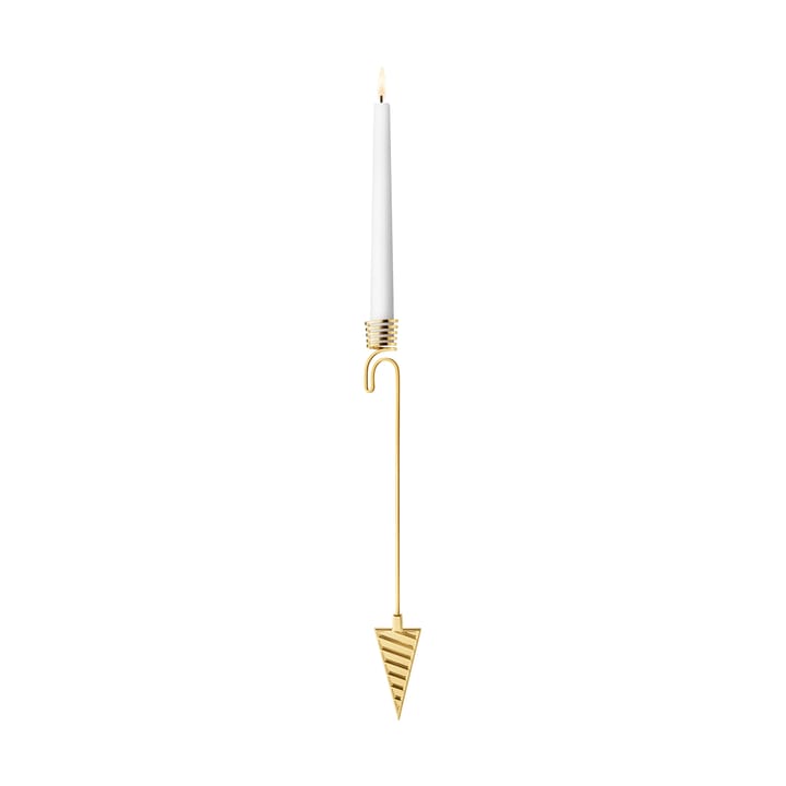 2025 Kerzenhalter für Tannenbaum Kegel - Goldplattierte Zinklegierung - Georg Jensen