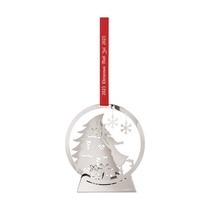 2025 Weihnachtsanhänger Schneekugel - Palladiumbeschichtetes Messing - Georg Jensen