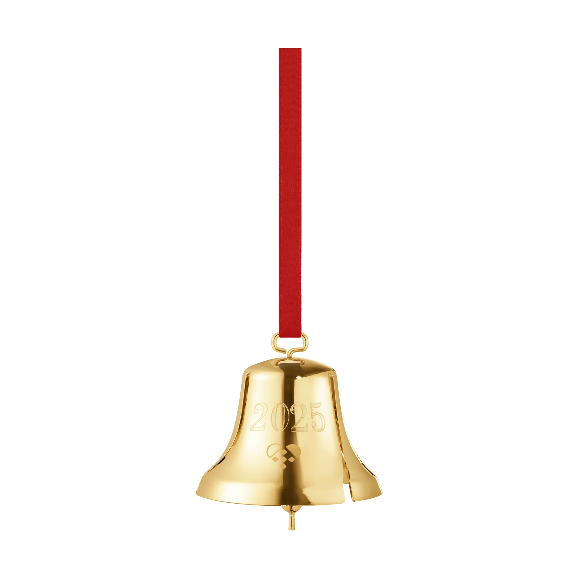 2025 Weihnachtsglocke, Vergoldetes Messing Georg Jensen