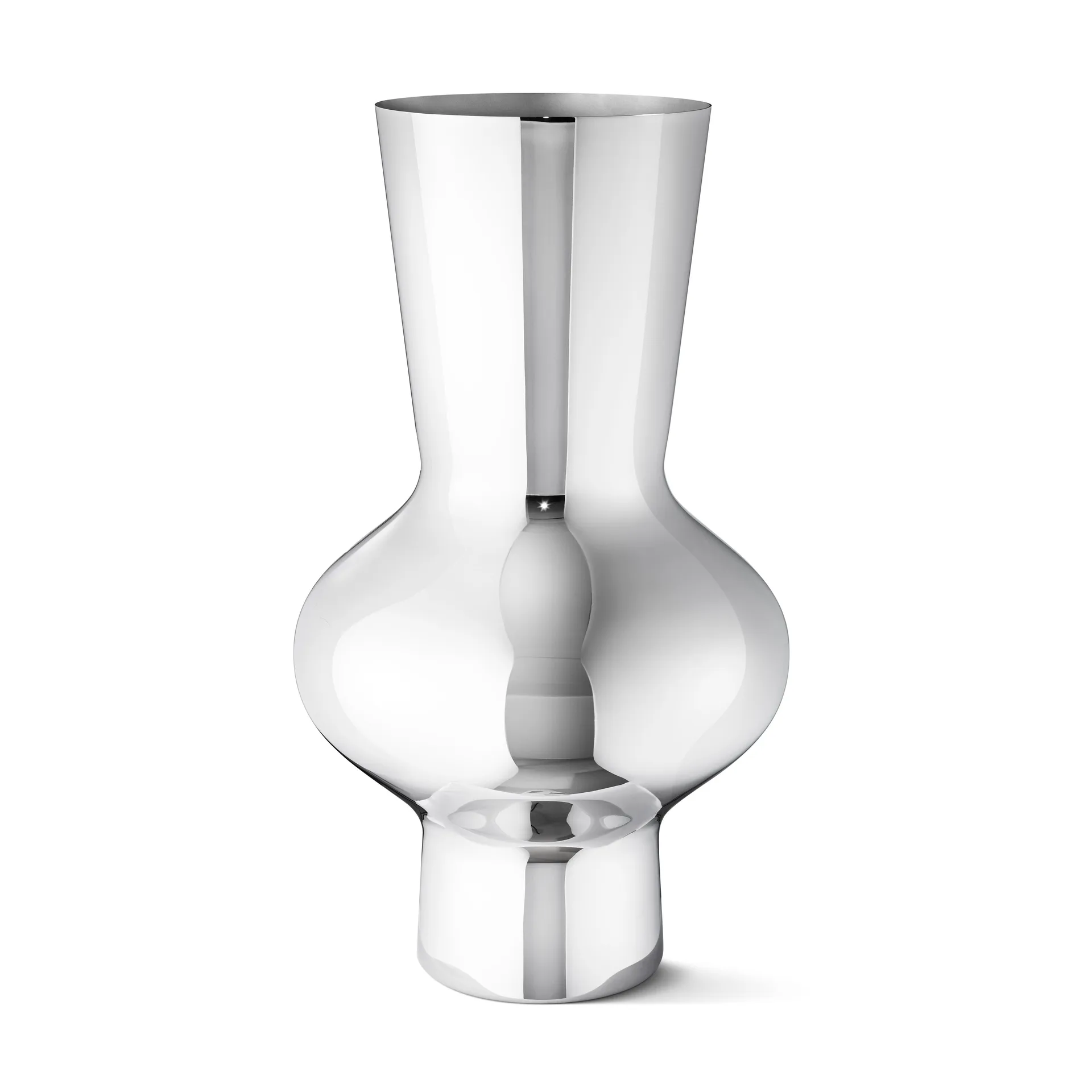 Alfredo Vase Edelstahl, Groß, 47cm Georg Jensen
