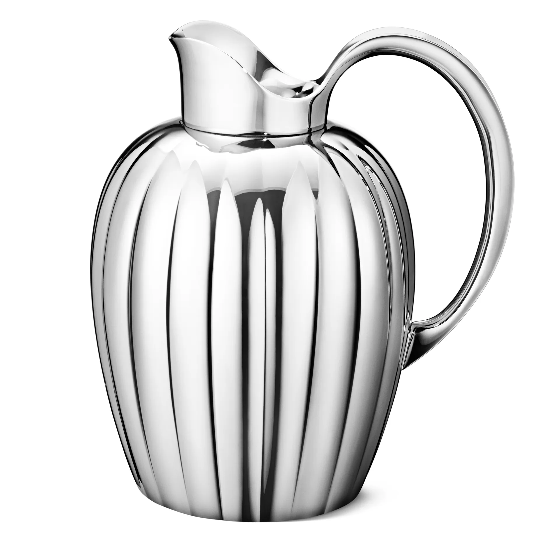 Bernadotte Karaffe 1,6 L, Edelstahl Georg Jensen