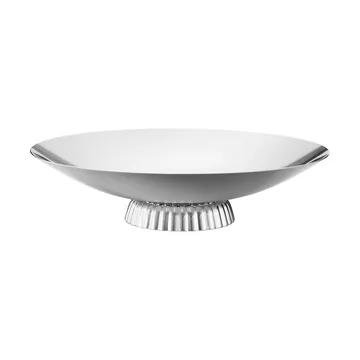 Bernadotte niedriges Servierplatte - Edelstahl, Tischaufsatz. Ø40 cm - Georg Jensen