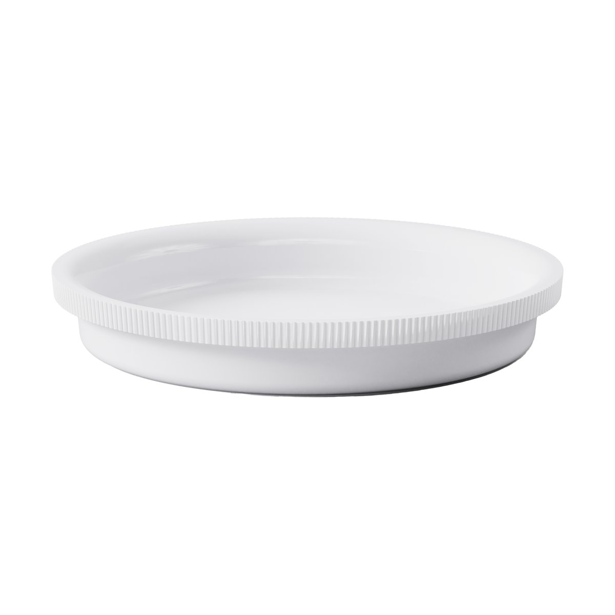 Georg Jensen Bernadotte Ofenform Ø28,6 cm Weiß