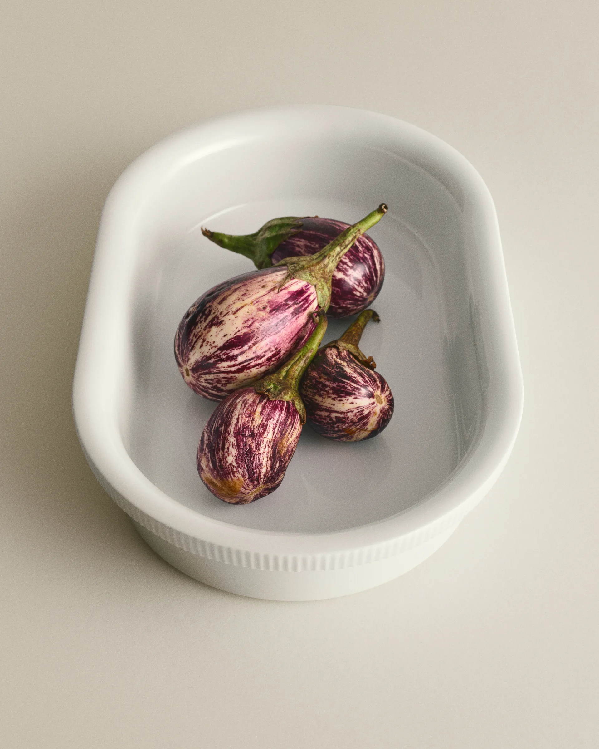 Bernadotte Ofenschale oval 20,1x31,6 cm, Weiß Georg Jensen