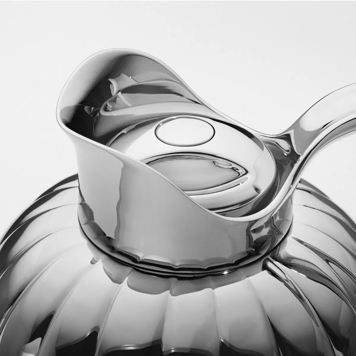 Bernadotte Pushlock für Thermoskanne, Edelstahl Georg Jensen