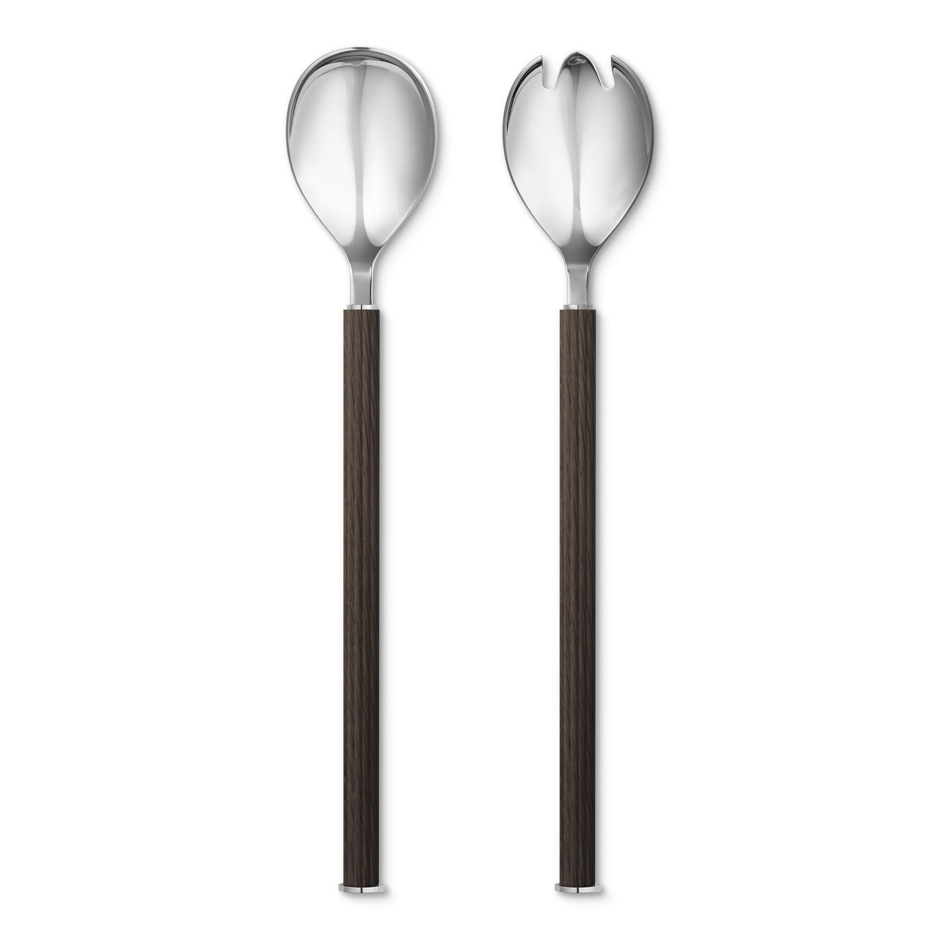 Bernadotte Salatbesteck Holzgriff, 2 Teile Georg Jensen